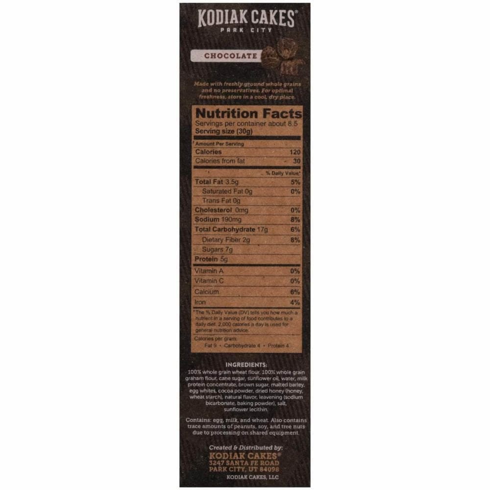 KODIAK Kodiak Bear Bites Chocolate Graham Cracker, 9 Oz
