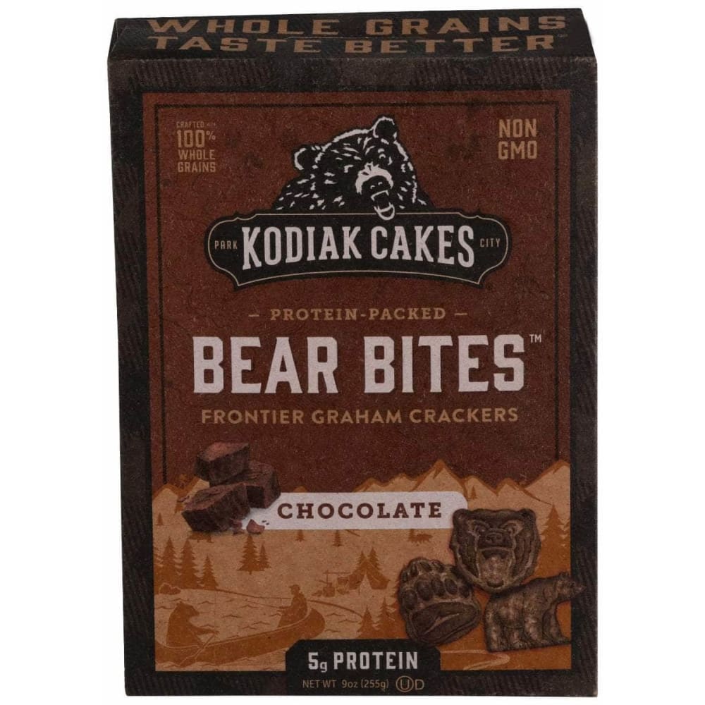 KODIAK Kodiak Bear Bites Chocolate Graham Cracker, 9 Oz