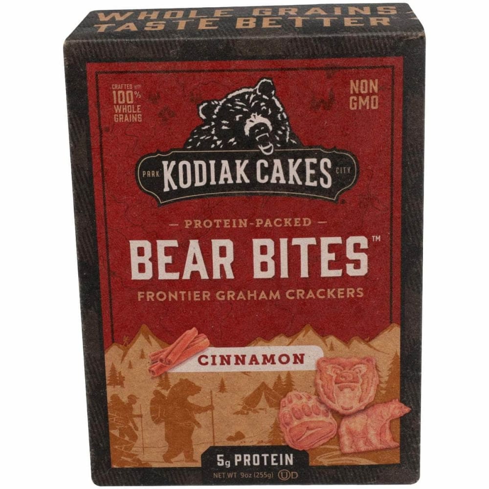 KODIAK KODIAK Bear Bites Cinnamon Graham Crackers, 9 oz