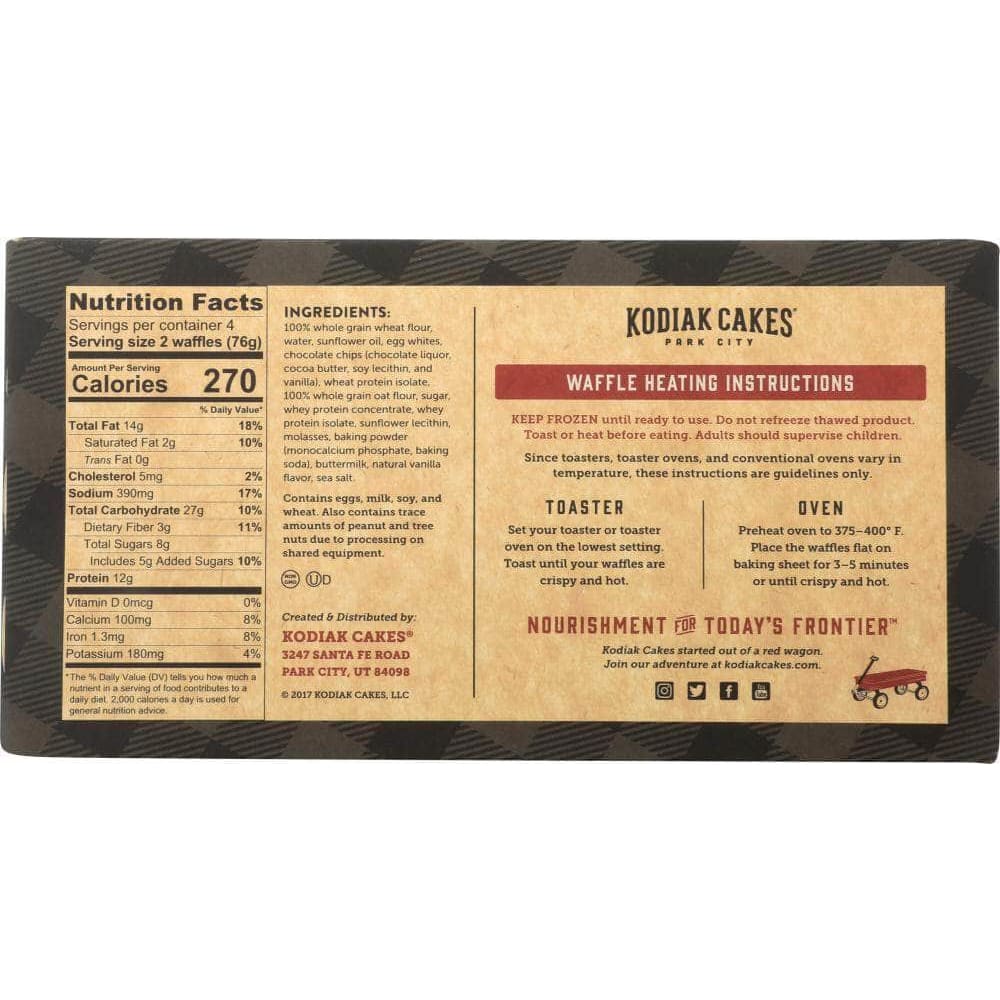 Kodiak Kodiak Power Waffles Chocolate Chip, 10.72 oz