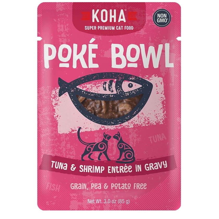 Koha Cat Grain Free Pok Tuna and Shrimp 3oz.(Case of 24) - Pet Supplies - Koha