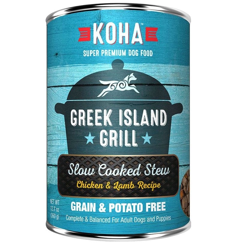 Koha Dog Grain Free Greek Island Stew 12.7oz.(Case of 12) - Pet Supplies - Koha