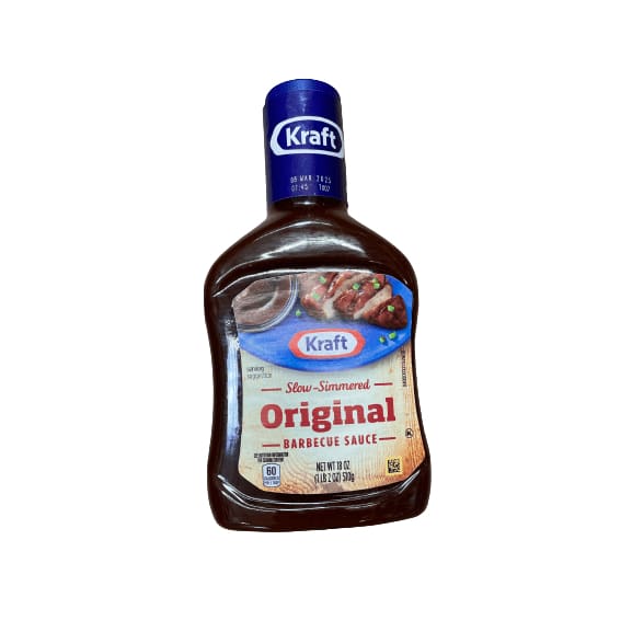 Kraft Kraft Original Slow-Simmered Barbecue BBQ Sauce, 18 oz Bottle