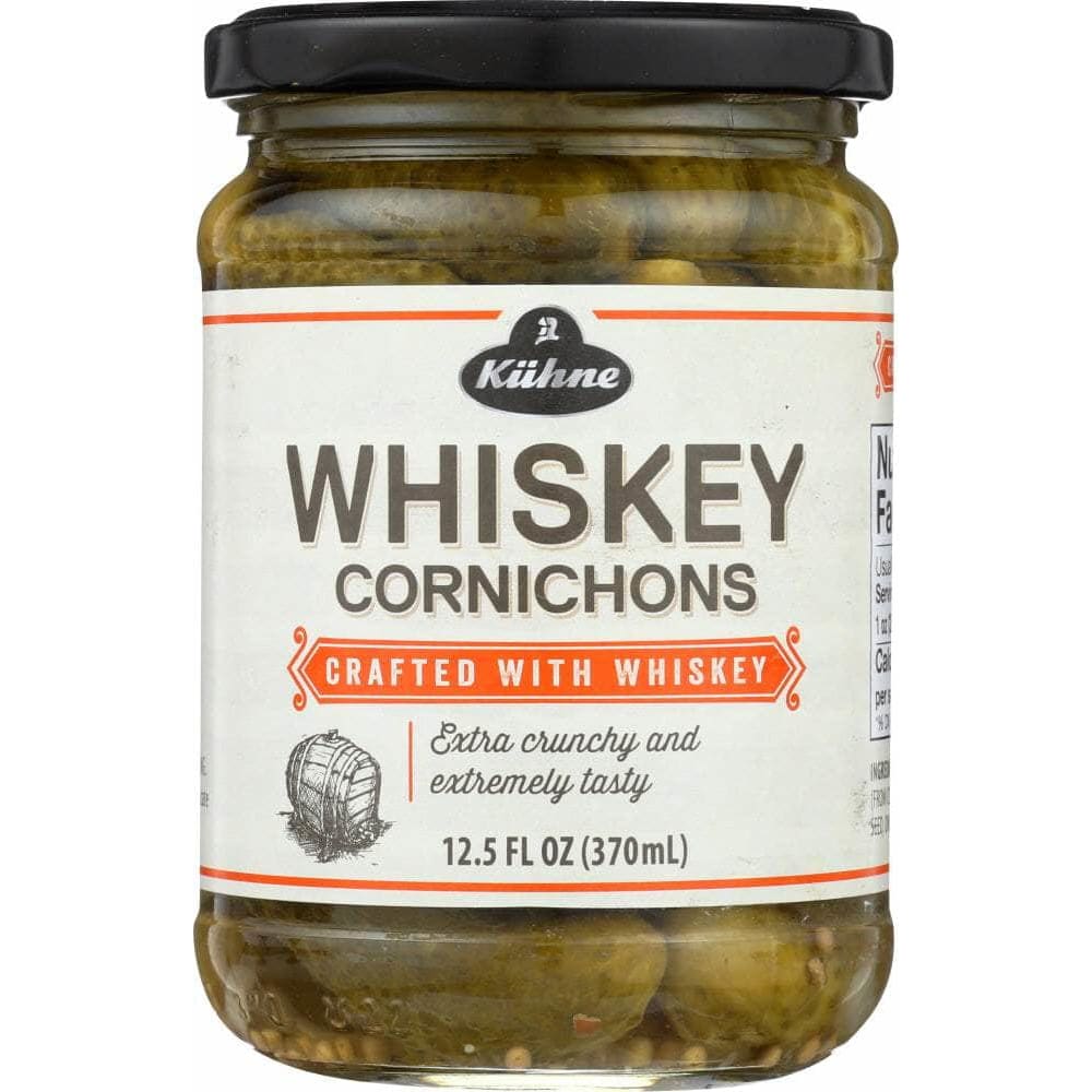 Kuhne Kuhne Whiskey Cornichons, 12.5 oz