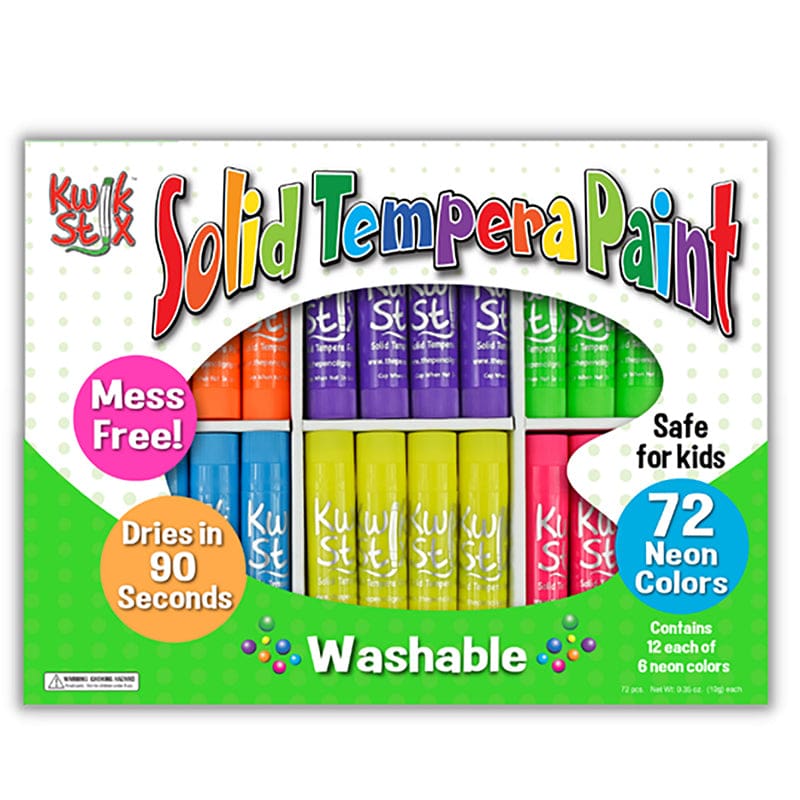 Kwikstix Tempera Paint 72 Pcs - Paint - The Pencil Grip