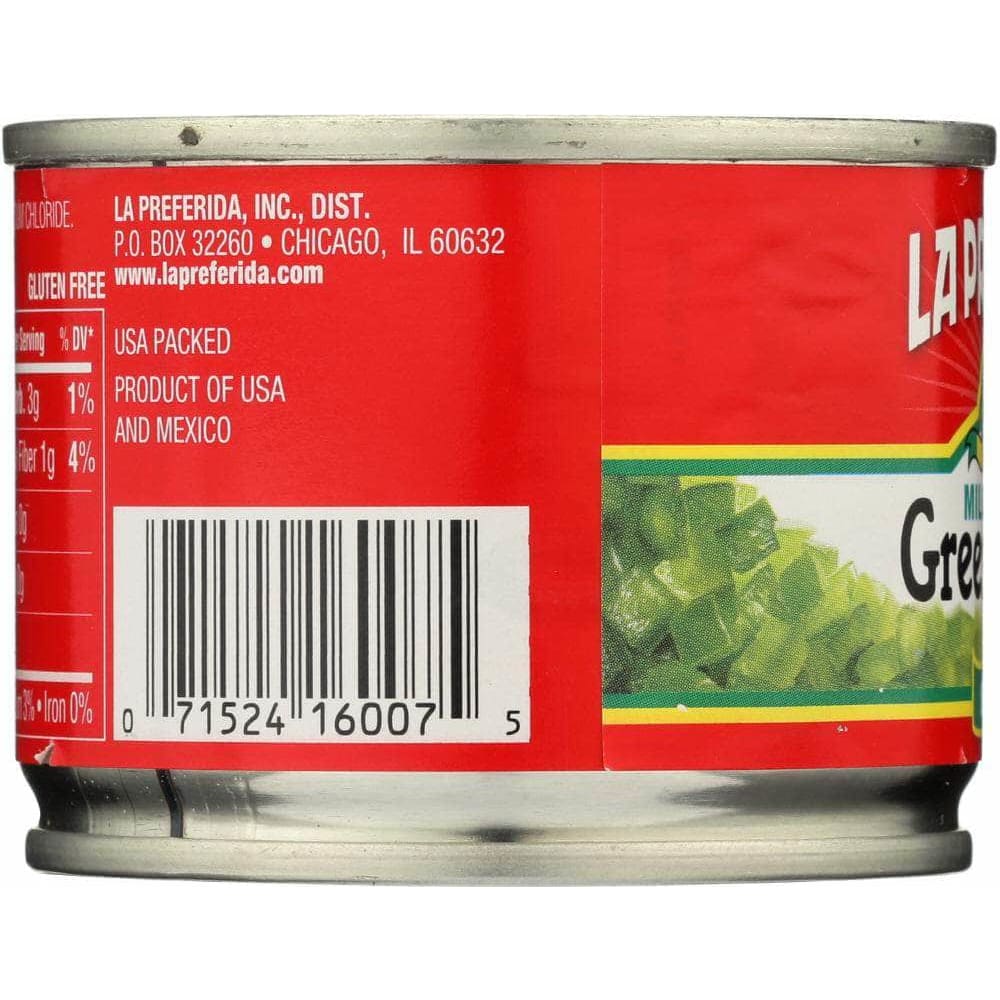 La Preferida La Preferida Diced Green Chiles Mild, 4 oz