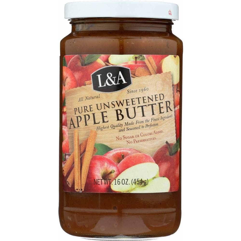 L & A Juice L&A Pure Unsweetened Apple Butter, 16 oz