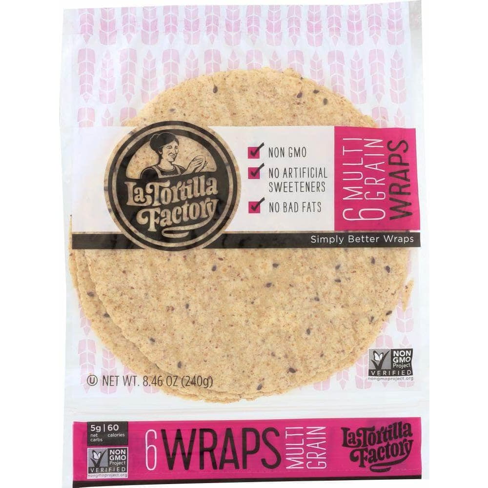 La Tortilla Factory La Tortilla Factory Multi Grain Tortilla Wraps, 8.46 oz