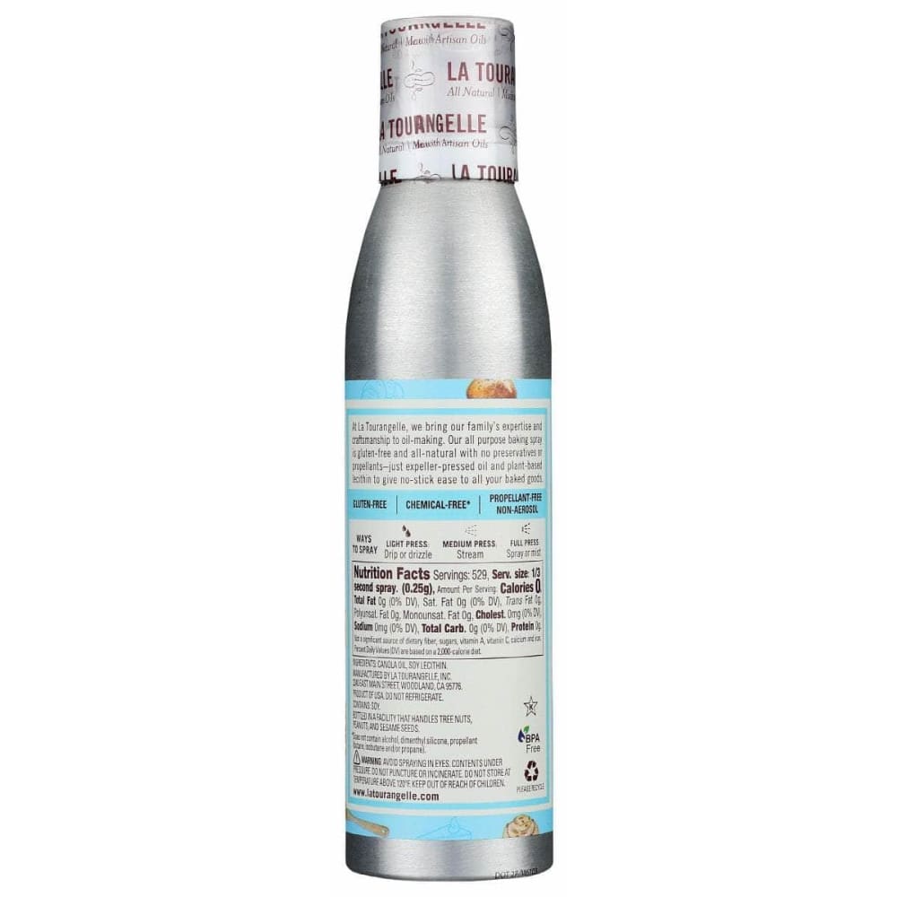 LA TOURANGELLE La Tourangelle Spray Baking All Purpose, 147 Ml