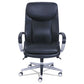 La-Z-Boy Commercial 2000 Big/tall Executive Chair Lumbar Supports 400 Lb 20.25 To 23.25 Seat Height Black Seat/back Silver Base - Furniture