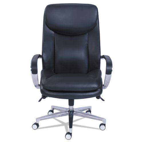 La-Z-Boy Commercial 2000 Big/tall Executive Chair Lumbar Supports 400 Lb 20.25 To 23.25 Seat Height Black Seat/back Silver Base - Furniture