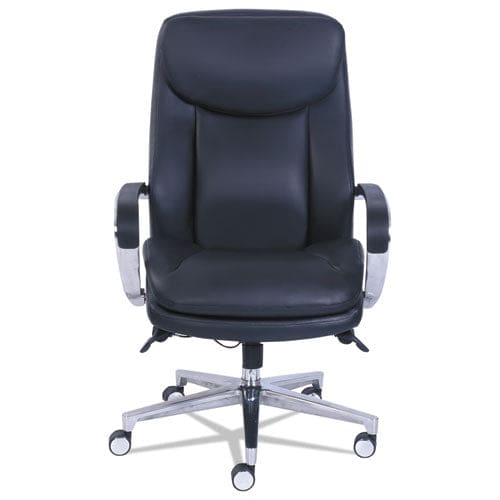La-Z-Boy Commercial 2000 High-back Executive Chair Dynamic Lumbar Support Supports 300lb 20 To 23 Seat Height Black Silver Base - Furniture