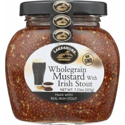 Lakeshore Lakeshore Dressing Wholegrain Mustard with Irish Stout, 7.23 oz