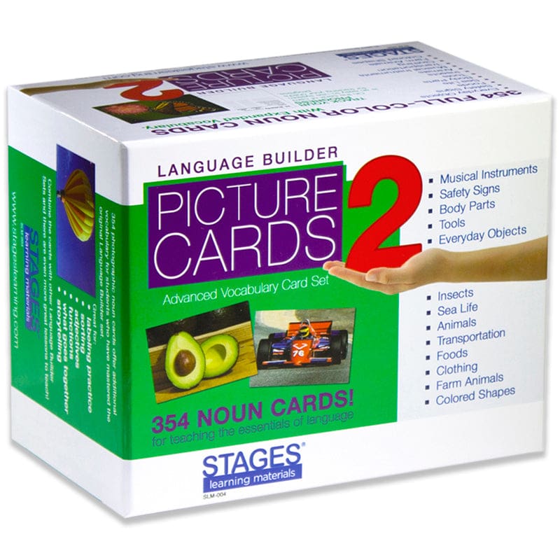 Language Buildr Picture Cards Nouns Set 2 - Vocabulary Skills - Stages Learning Materials