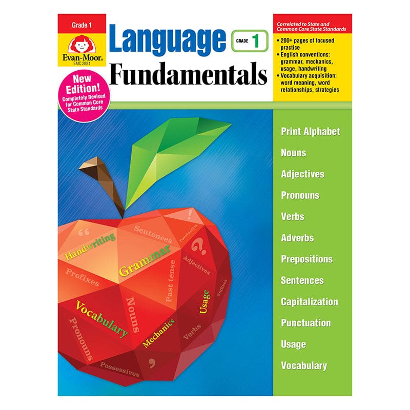 Language Fundamentals Gr 1 Common Core Edition - Language Skills - Evan-moor