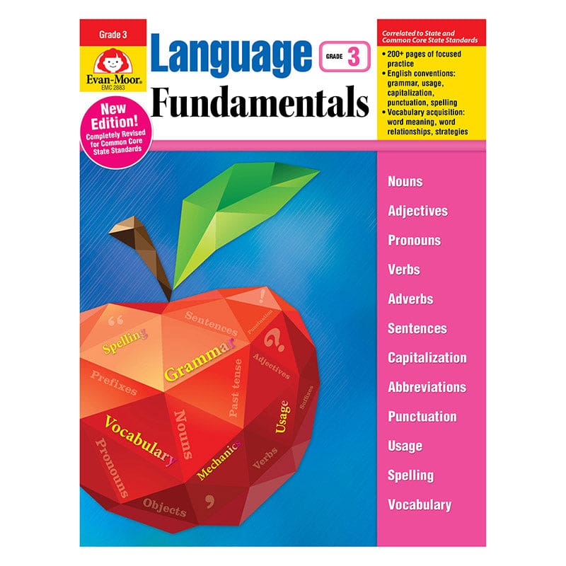 Language Fundamentals Gr 3 Common Core Edition - Language Skills - Evan-moor