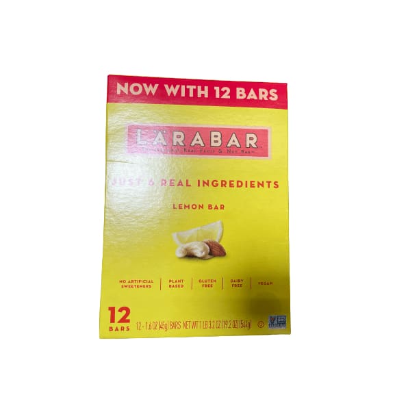 Larabar Larabar Gluten Free Nutritional Bar, Multiple Choice Flavor, 12 Ct, 1.6 oz each