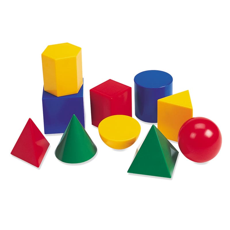 Large Geometric Shapes 10/Pk 3D - Geometry - Learning Resources