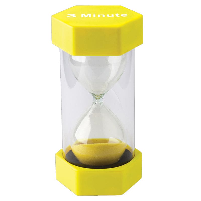 Large Sand Timer 3 Minute (Pack of 2) - Sand Timers - Teacher Created Resources