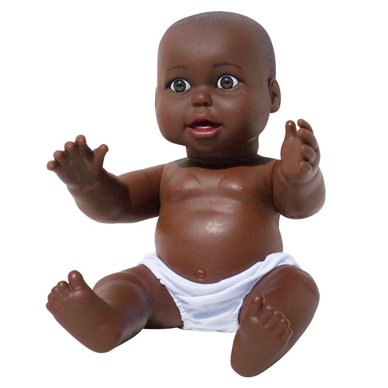 Large Vinyl Gender Neutral African American Doll - Dolls - Get Ready Kids