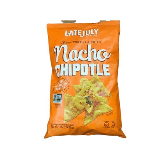 Late July Chipotle Nacho Tortilla Chips, 15.5 oz. - ShelHealth.Com