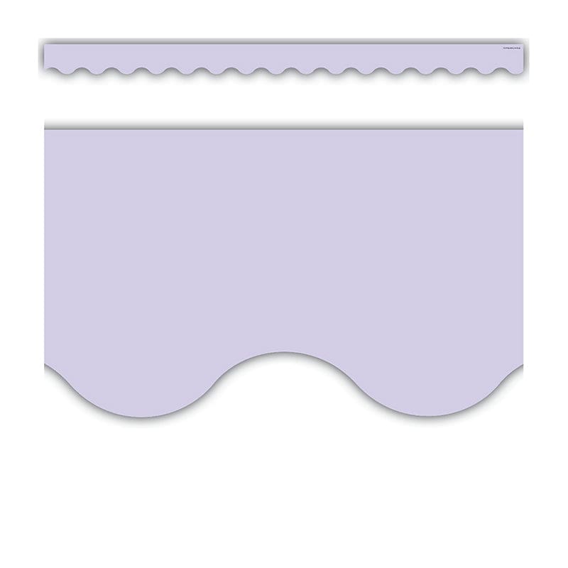 Lavender Scalloped Border Trim (Pack of 10) - Border/Trimmer - Teacher Created Resources