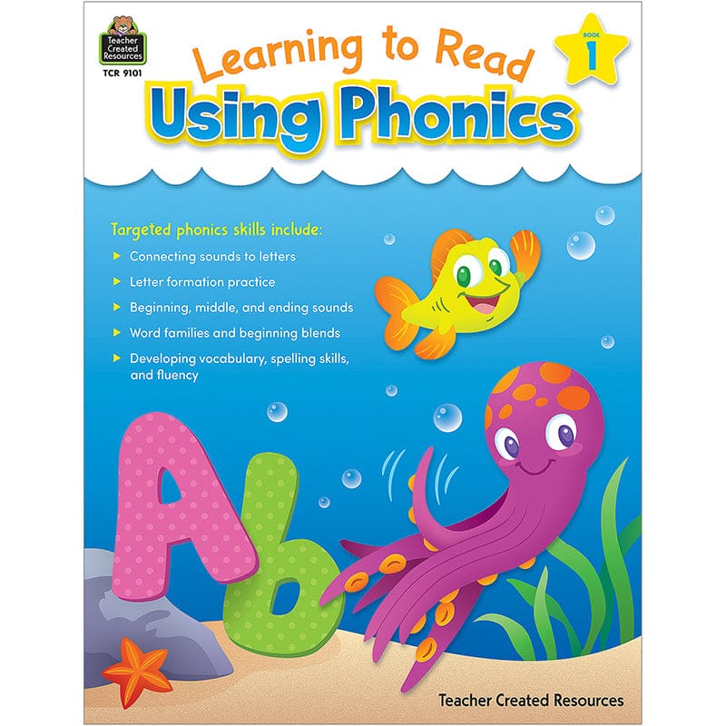 Learn To Read Using Phonics Lvl A (Pack of 3) - Leveled Readers - Teacher Created Resources