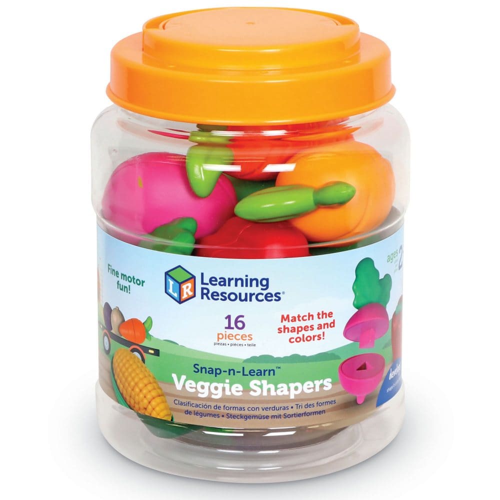Learning Resources Snap-n-Learn: Veggie Shapers - Learning & Educational Toys - Learning