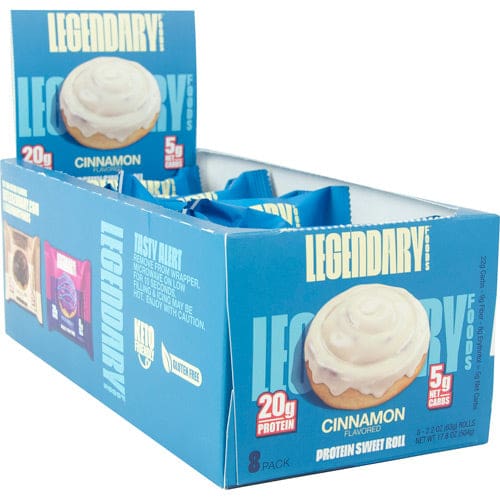 Legendary Foods Protein Sweet Roll Cinnamon 8 ea - Legendary Foods