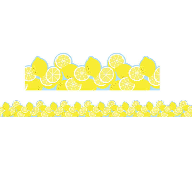 Lemon Die-Cut Deco Trim Extra Wide Always Try Your Zest (Pack of 10) - Border/Trimmer - Eureka