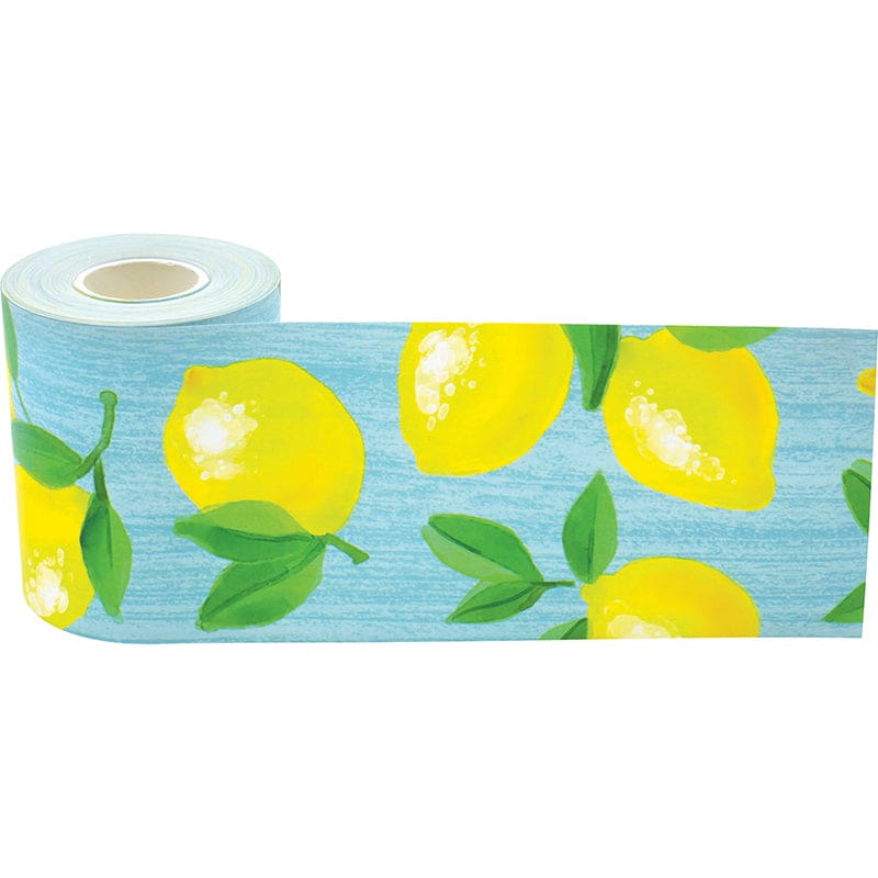 Lemon Zest Straight Rolled Border (Pack of 6) - Border/Trimmer - Teacher Created Resources