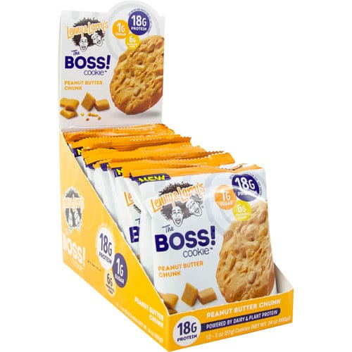 Lenny & Larry’S The Boss! Cookie Peanut Butter Chunk 12 ea - Lenny & Larry’S