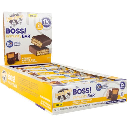 Lenny & Larry’S The Boss! Immunity Bar Peanut Butter Cup 12 ea - Lenny & Larry’S