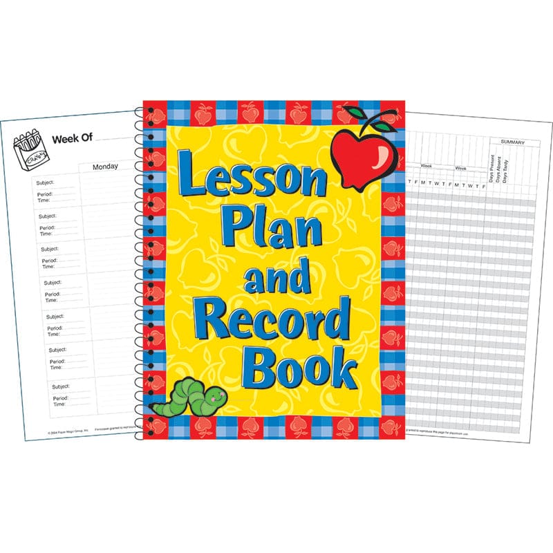 Lesson Plan And Record Book (Pack of 3) - Plan & Record Books - Eureka