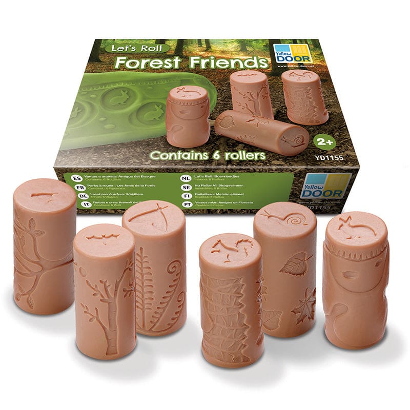 Lets Roll Forest Friends (Pack of 2) - Clay & Clay Tools - Yellow Door Us LLC