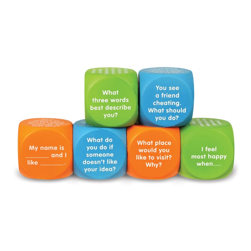 Lets Talk Cubes (Pack of 2) - Classroom Activities - Learning Resources