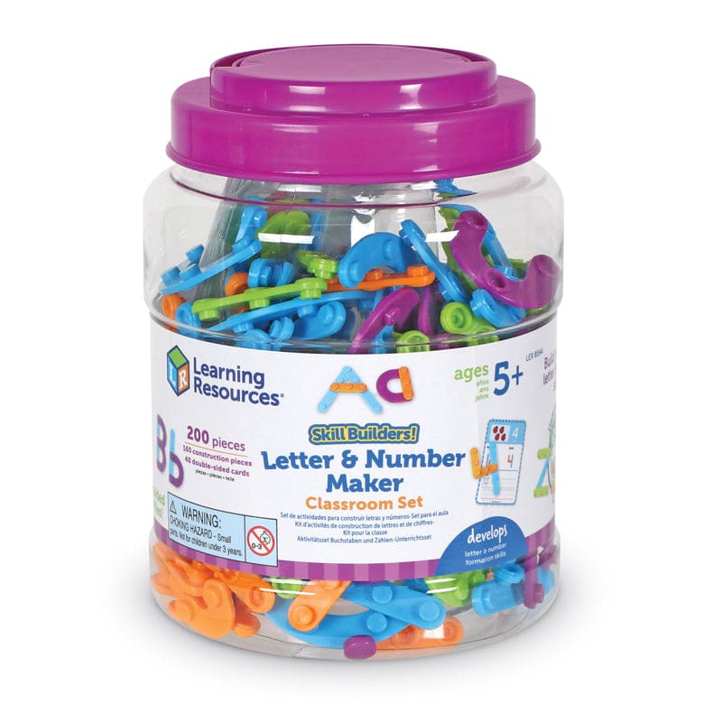 Letter & Number Maker Classroom Set (New Item With Future Availability Date) - Language Arts - Learning Resources