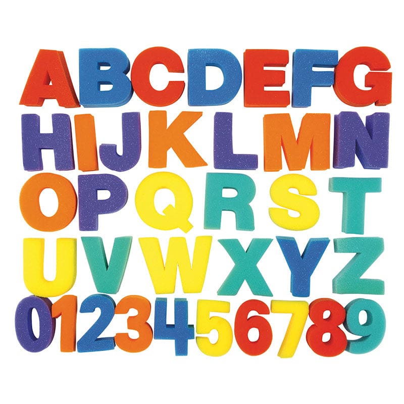 Letters And Numbers Sponge Set (Pack of 2) - Paint Accessories - Dixon Ticonderoga Co - Pacon