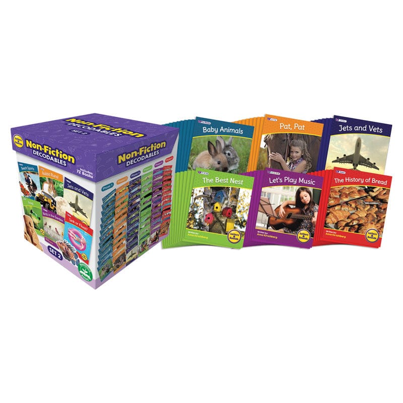 Letters & Sounds Set 2 Non-Fiction Boxed Set - Phonics - Junior Learning