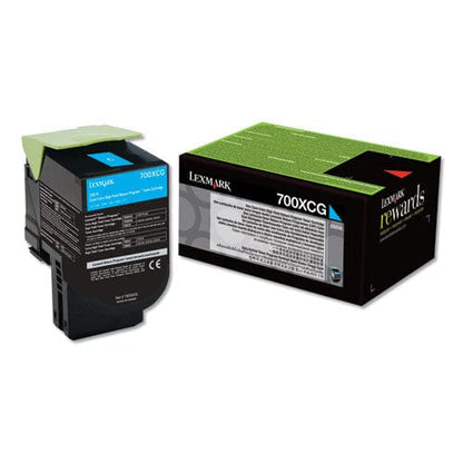 Lexmark 70c0xcg Return Program Extra High-yield Toner 4,000 Page-yield Cyan Taa Compliant - Technology - Lexmark™