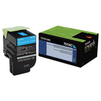 Lexmark 70c1xc0 Return Program Extra High-yield Toner 4,000 Page-yield Cyan - Technology - Lexmark™