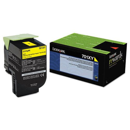 Lexmark 70c1xy0 Return Program Extra High-yield Toner 4,000 Page-yield Yellow - Technology - Lexmark™