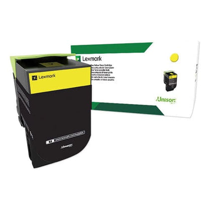 Lexmark 80c0xyg Return Program Extra High-yield Toner 4,000 Page-yield Yellow Taa Compliant - Technology - Lexmark™