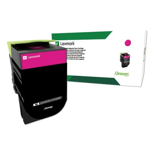 Lexmark 80c1hm0 Return Program High-yield Toner 3,000 Page-yield Magenta - Technology - Lexmark™