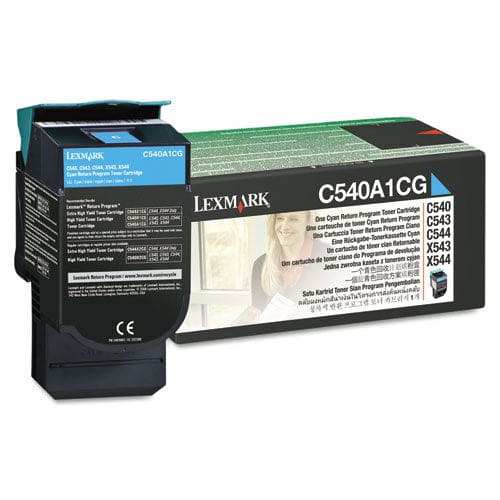 Lexmark C540a1cg Return Program Toner 1,000 Page-yield Cyan - Technology - Lexmark™