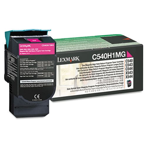 Lexmark C540a1cg Return Program Toner 1,000 Page-yield Cyan - Technology - Lexmark™