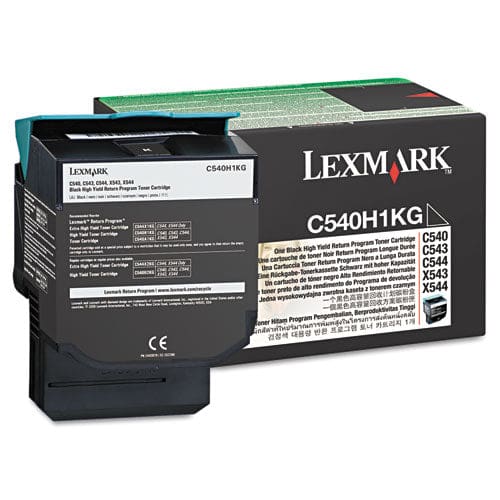 Lexmark C540h1yg Return Program High-yield Toner 2,000 Page-yield Yellow - Technology - Lexmark™