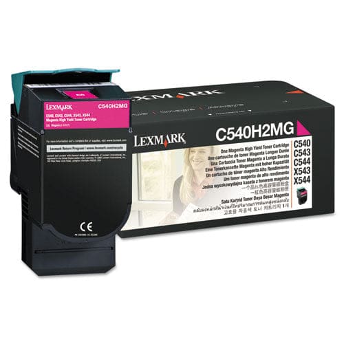 Lexmark C540h2mg High-yield Toner 2,000 Page-yield Magenta - Technology - Lexmark™