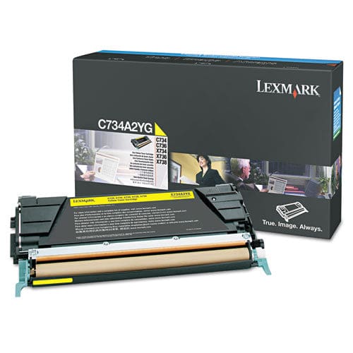 Lexmark C734a2yg Toner 6,000 Page-yield Yellow - Technology - Lexmark™