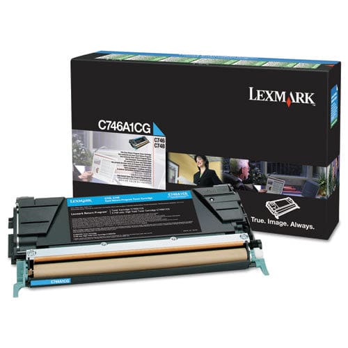 Lexmark C746a1cg Return Program Toner 7,000 Page-yield Cyan - Technology - Lexmark™